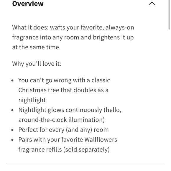 BATH AND BODY WORKS CHRISTMAS TREE NIGHTLIGHT WALLFLOWER PLUG - Picture 10 of 10